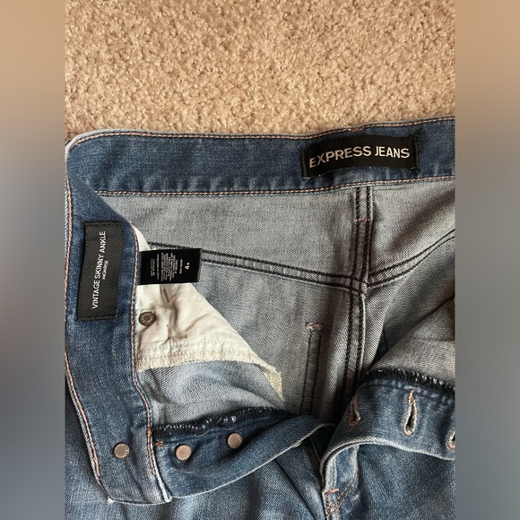 Express Vintage Skinny Ankle Jeans - 100% cotton - Picture 6 of 6